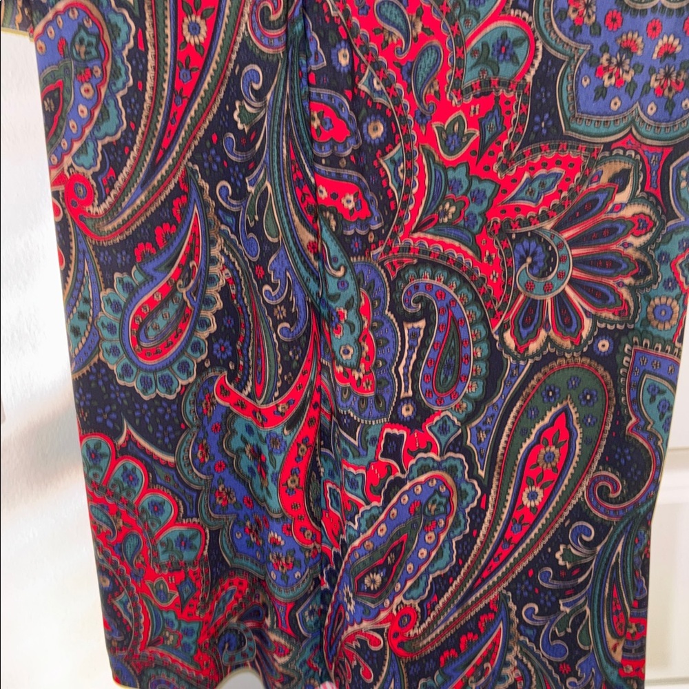 Ralph Lauren Paisley Long Sleeve Dress - Picture 7 of 7